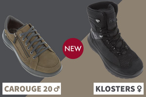 Nuovo: Carouge 20 Olive & Klosters Black 